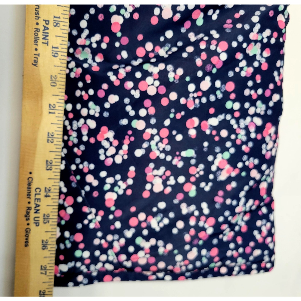 New Roebuck & Co Snow Pants Girls Large 14 Navy Blazer Water Resistant Dots - Picture 13 of 16